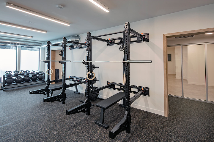 the fitness room